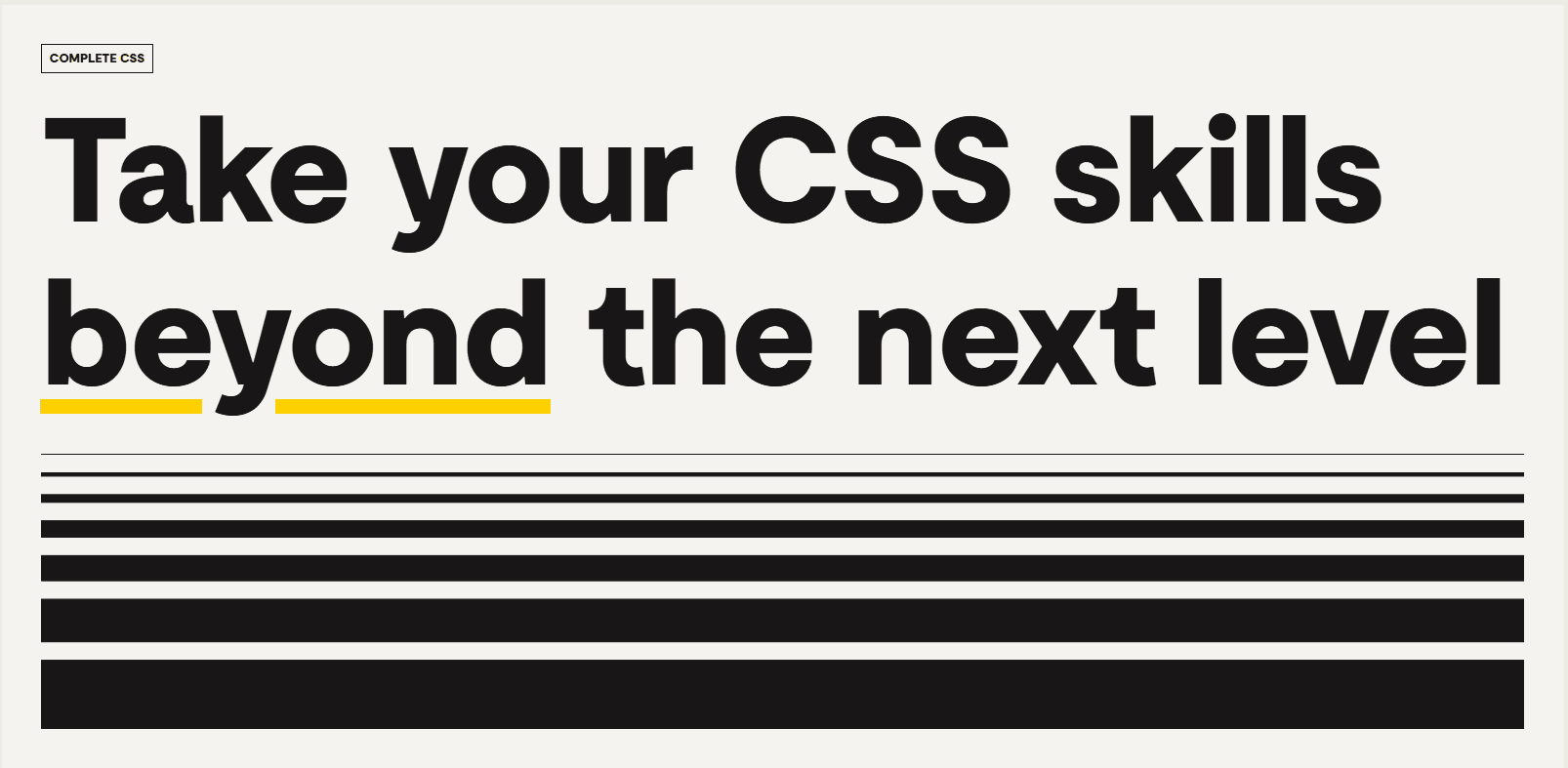 Complete CSS - Piccalilli